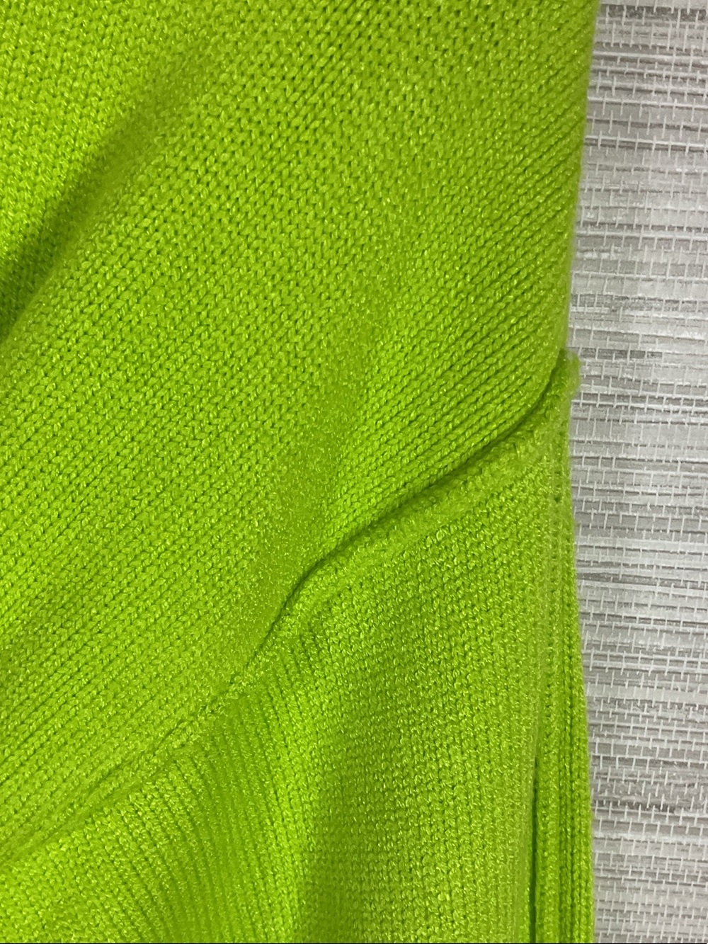 NBD Imani Fold Over Cuff Mini Dress Electric Green NWT Small Neon - Picture 6 of 10